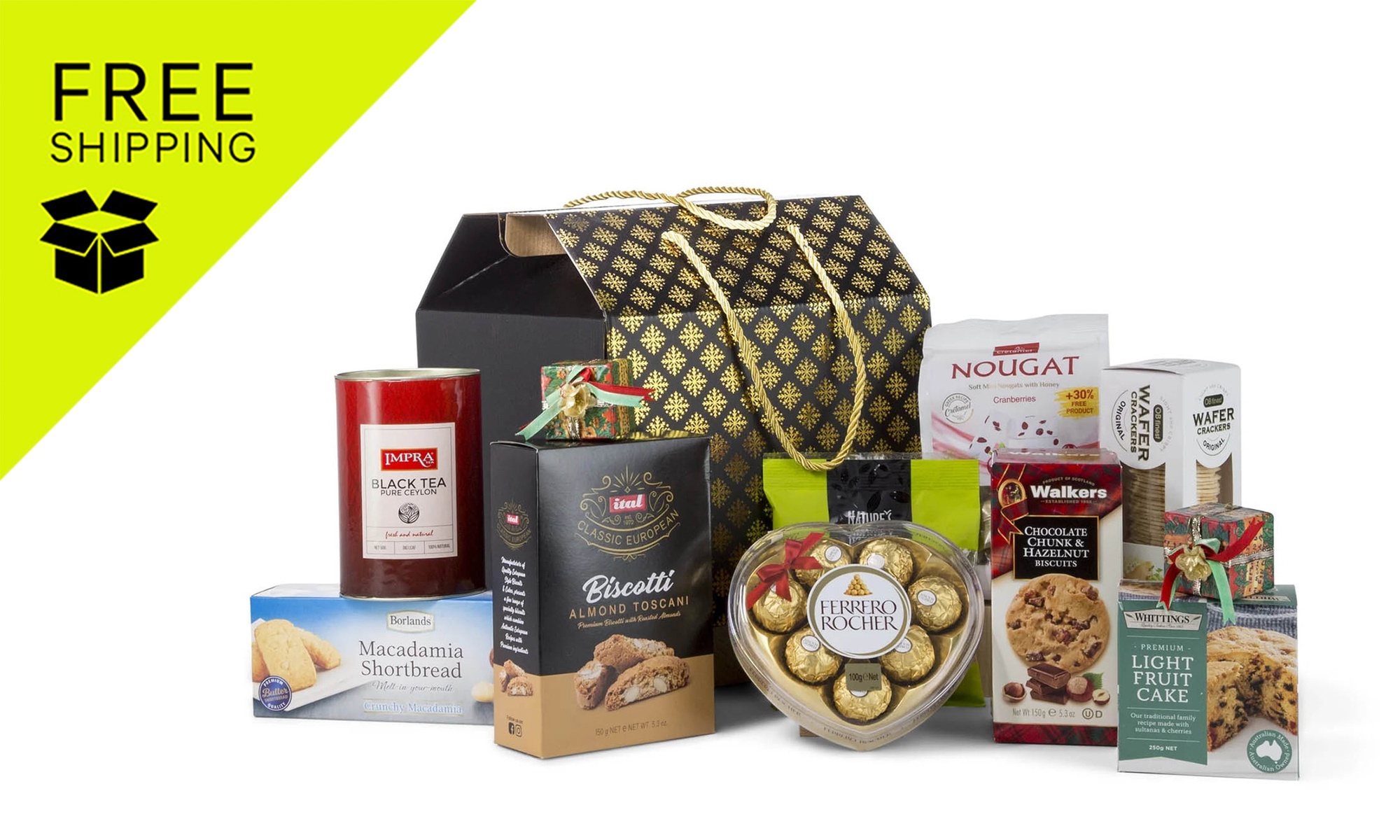 Luxurious Hampers with Premium Chocolates, Wines & Gourmet Treats