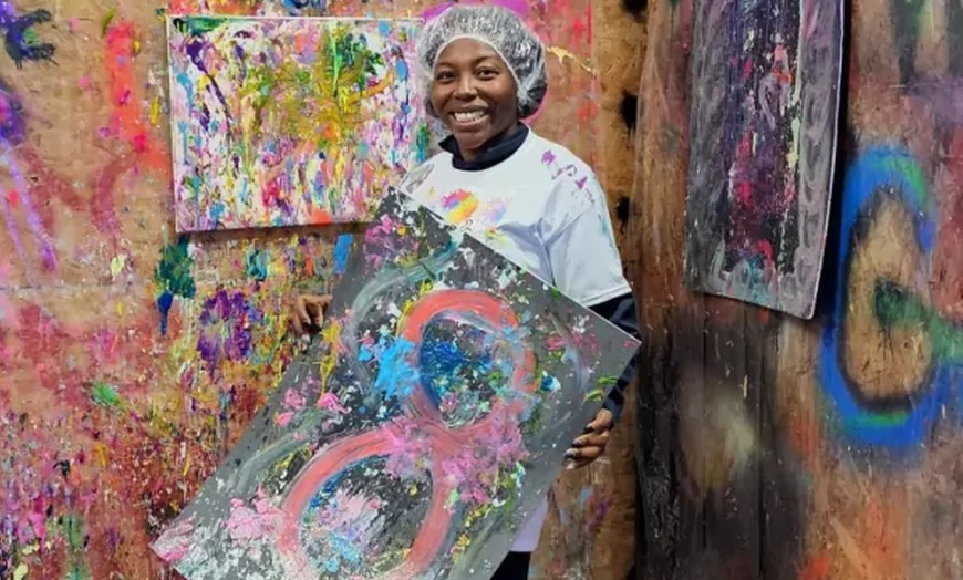Image 2: Paint Splatter Experience | Messy Fun & Creative Expression