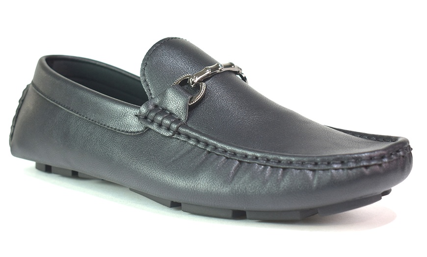 Image 16: Leather Slip-On Shoes