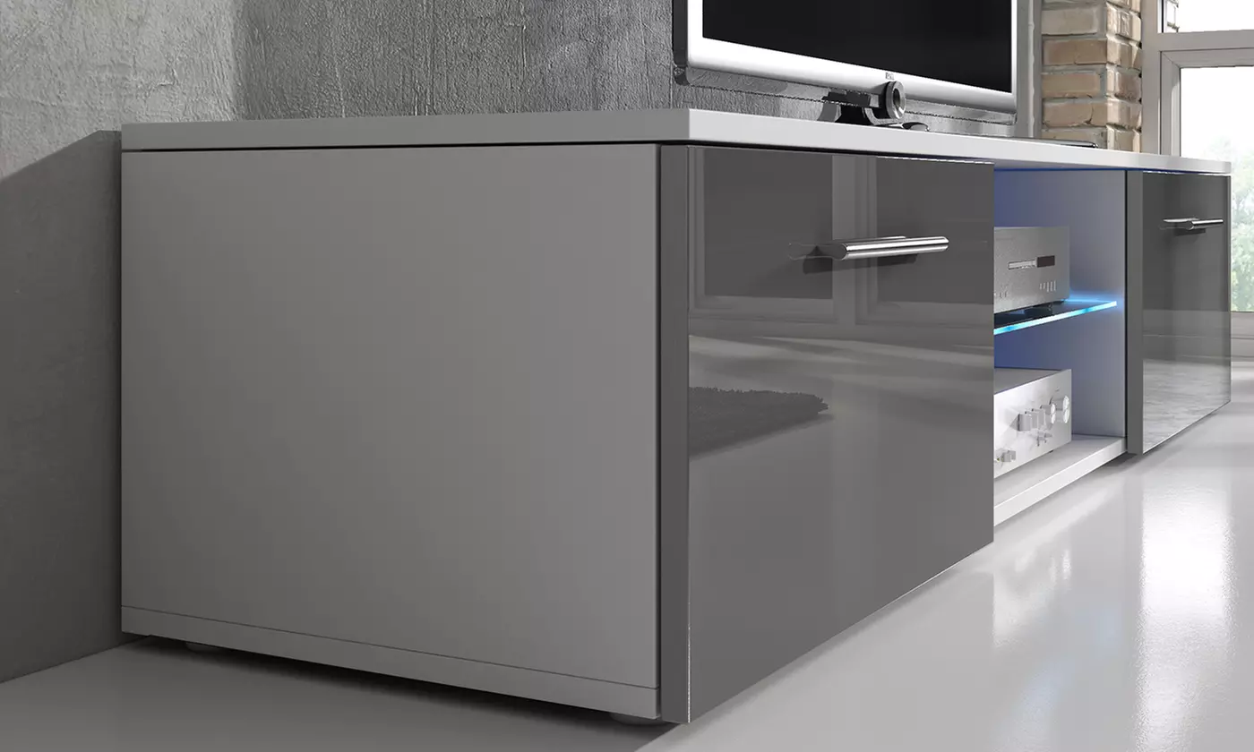 Samuel TV Cabinet with LED Lighting - Image 6