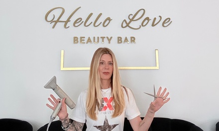Tape-In Extensions with Trim and Style - Hello Love Beauty Bar