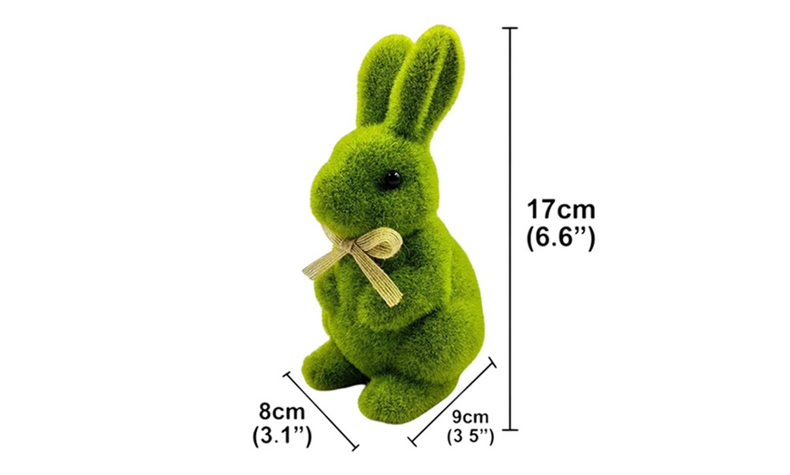 Image 7: Up to Four Easter Garden Bunny Statue Decorations