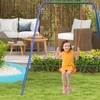 Image 1: Outsunny Garden Swing Set