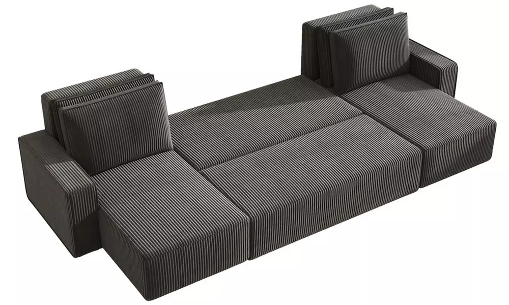 Canapé panoramique convertible Lubec, Kocoon