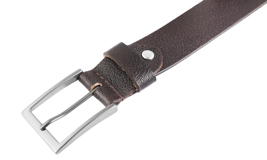 Image 12: Ceinture en cuir Leonardo Verrelli