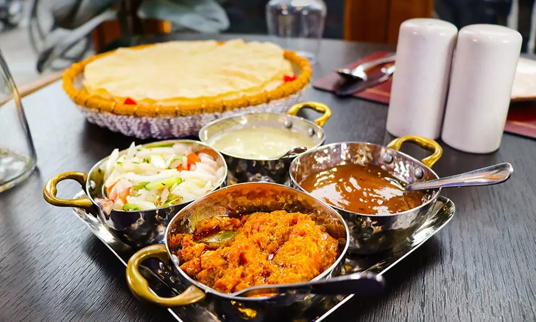 Authentic Two-Course Indian Meal with Drinks for Two or Four