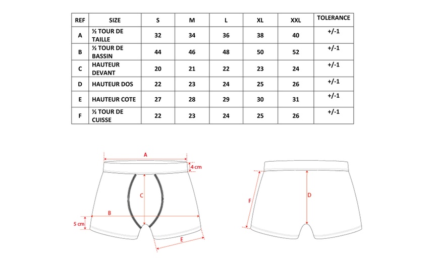 Image 2: Lot de boxers surprise Freegun pour homme en microfibre