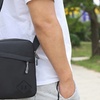 Image 14: Men's Oxford Crossbody Shoulder Bag with Adjustable Strap
