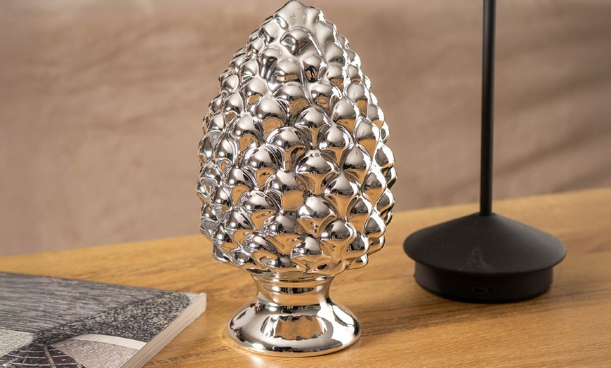 Image 7: Set di 3 pigne siciliane da decorazione