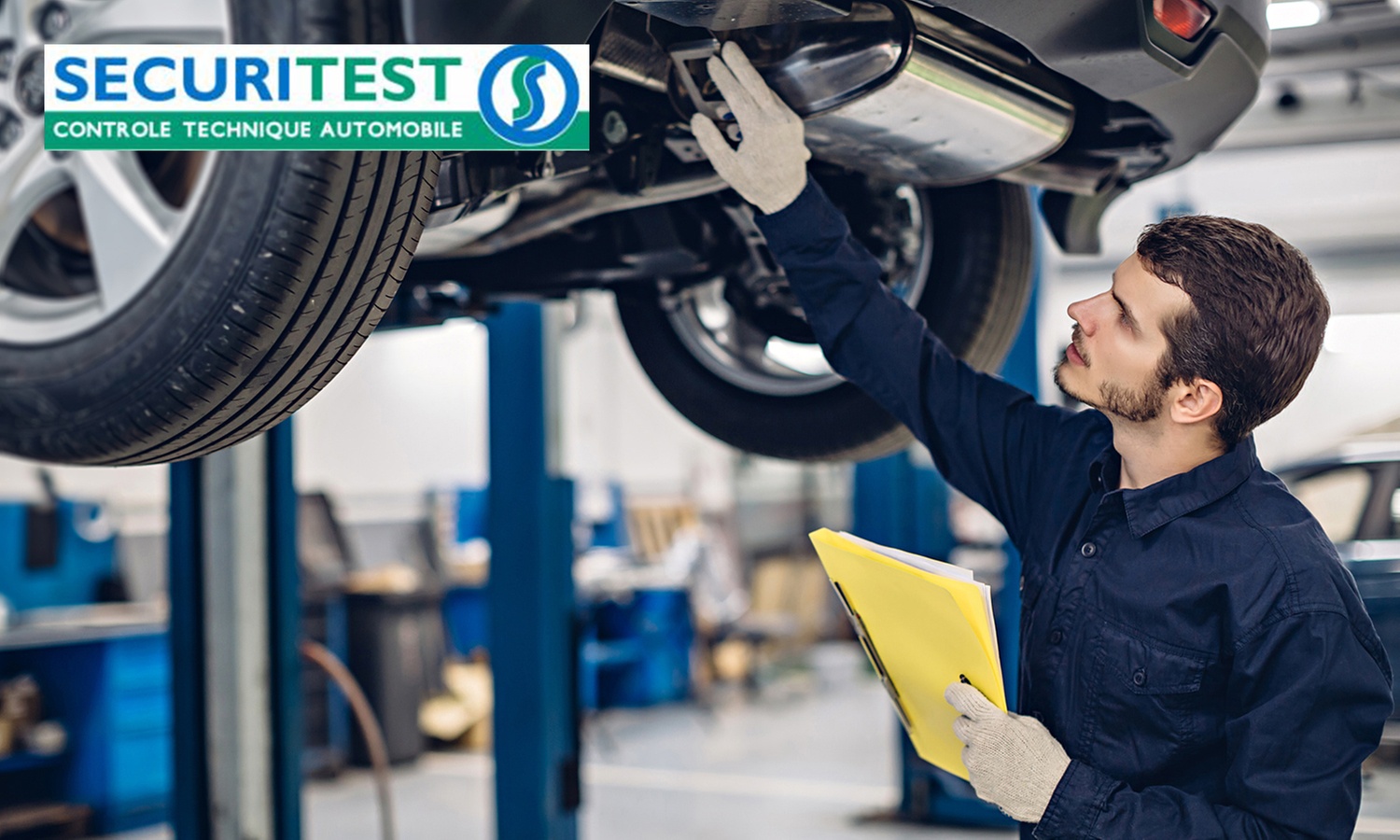 Un contrôle technique pour véhicules particuliers avec contre visite