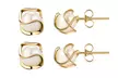 1 ou 2 paires de boucles d'oreilles "Cage" - Image 3