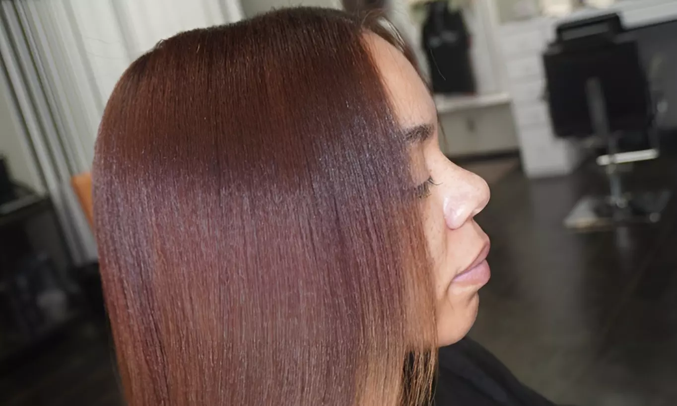 Revitalize Your Hair  with Shampoo, Condition & Silk Press or Trim