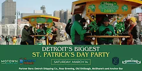 Official St. Patrick's Day Bar Crawl - Detroit (March 14)