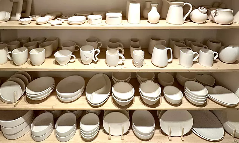 Taller de pintura en cerámica para 1, 2 o 4 personas