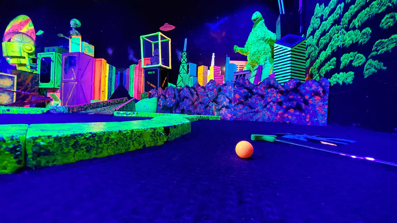 18-Hole Mini-Golf, 3-D Glasses & Unlimited Arcade Play for 1-4 People