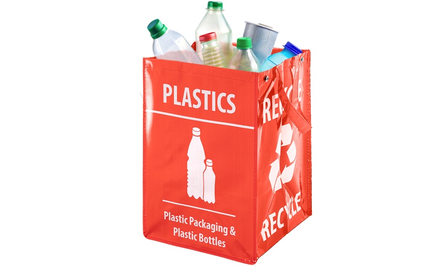 Image 7: Five Packs of Heavy-Duty Recycling Sorting Bags 