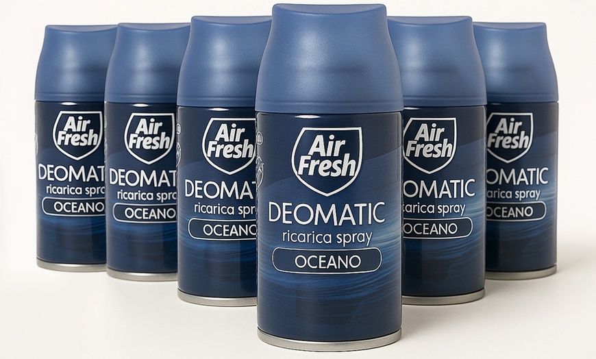 Image 3: Pack di 6 ricariche di ambientatore spray Air Fresh Deomatic