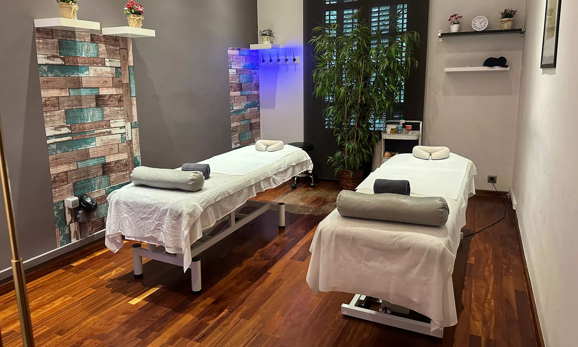 ¡Doble relajación! Masaje en pareja o a cuatro manos