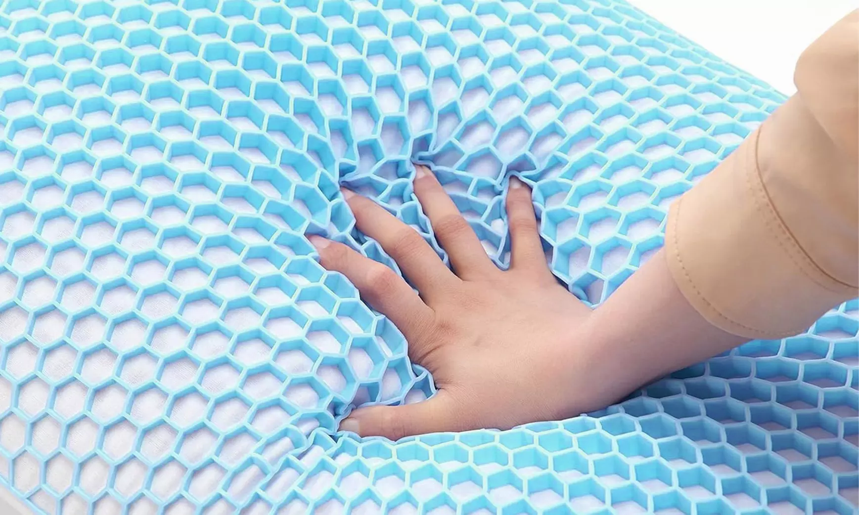 Körperkissen aus Memory-Schaum mit Wabenstruktur, Sampur