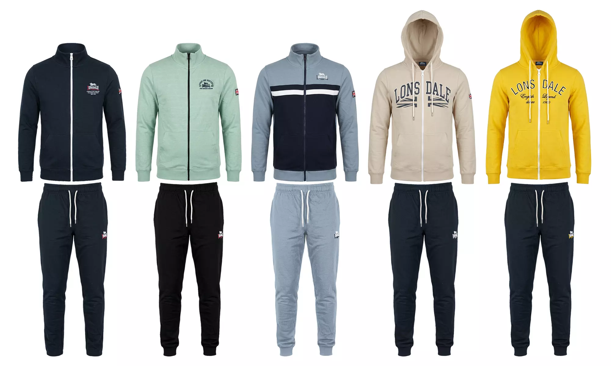 Tuta uomo Lonsdale in cotone