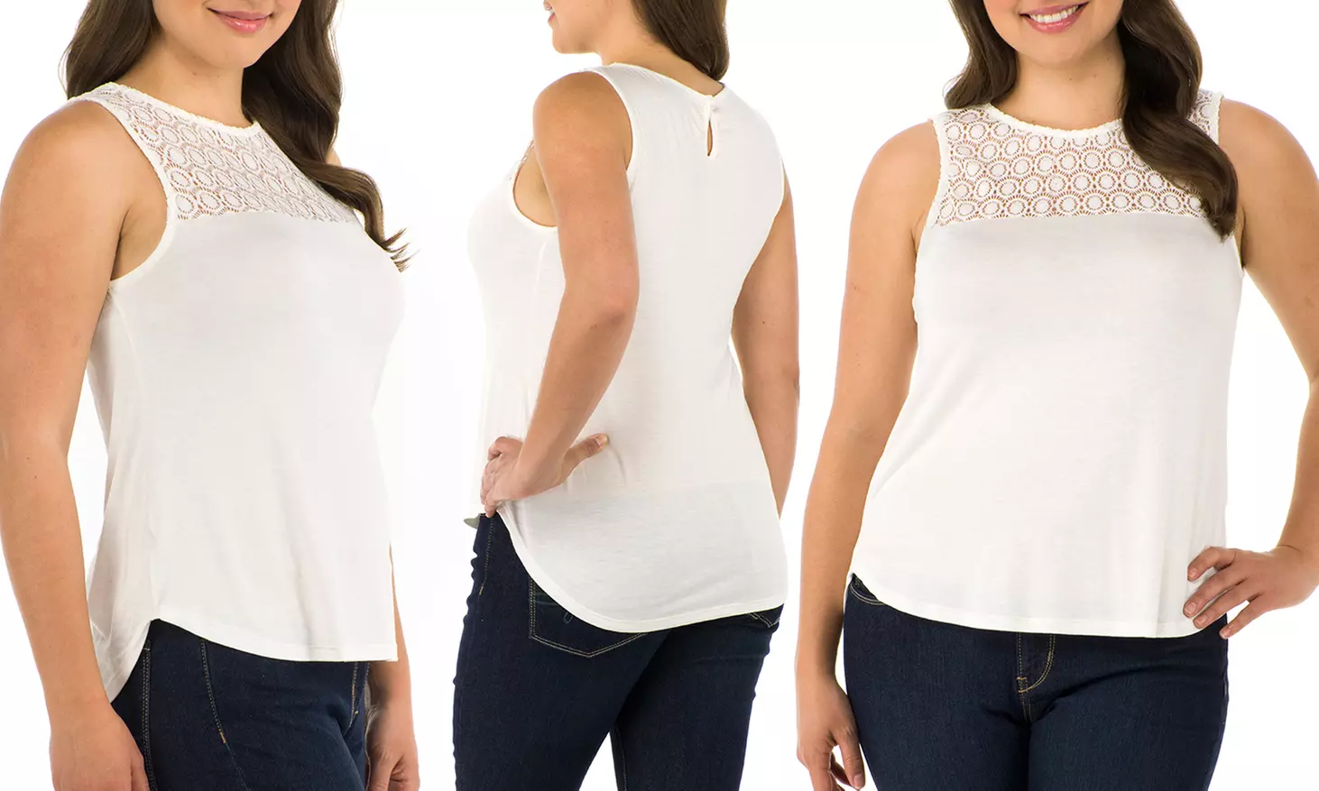 Sociology Mixed Media Plus-Size Tank Top | Groupon Exclusive (Size 2X) - Primary Image