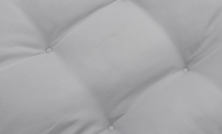 Image 3: 10cm Thick Deep Seat Chair Cushion with Ties