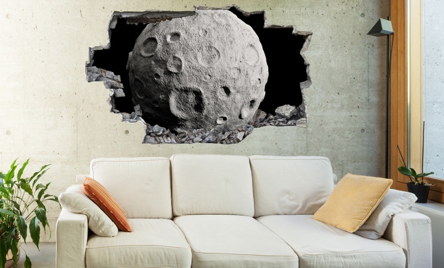 Image 4: 3D Broken Wall Sticker