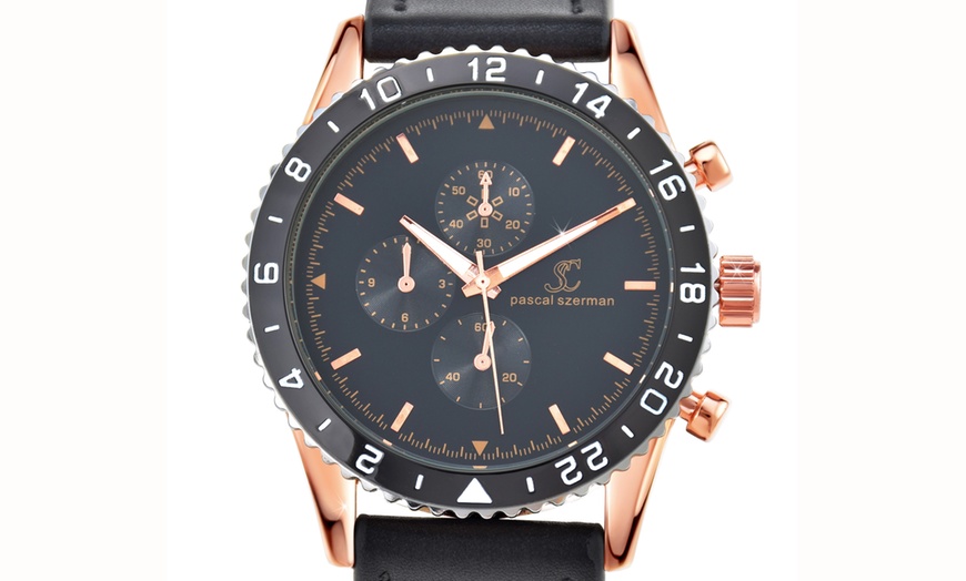 Image 10: Reloj de acero inoxidable con movimiento de cuarzo, de SC Crystal