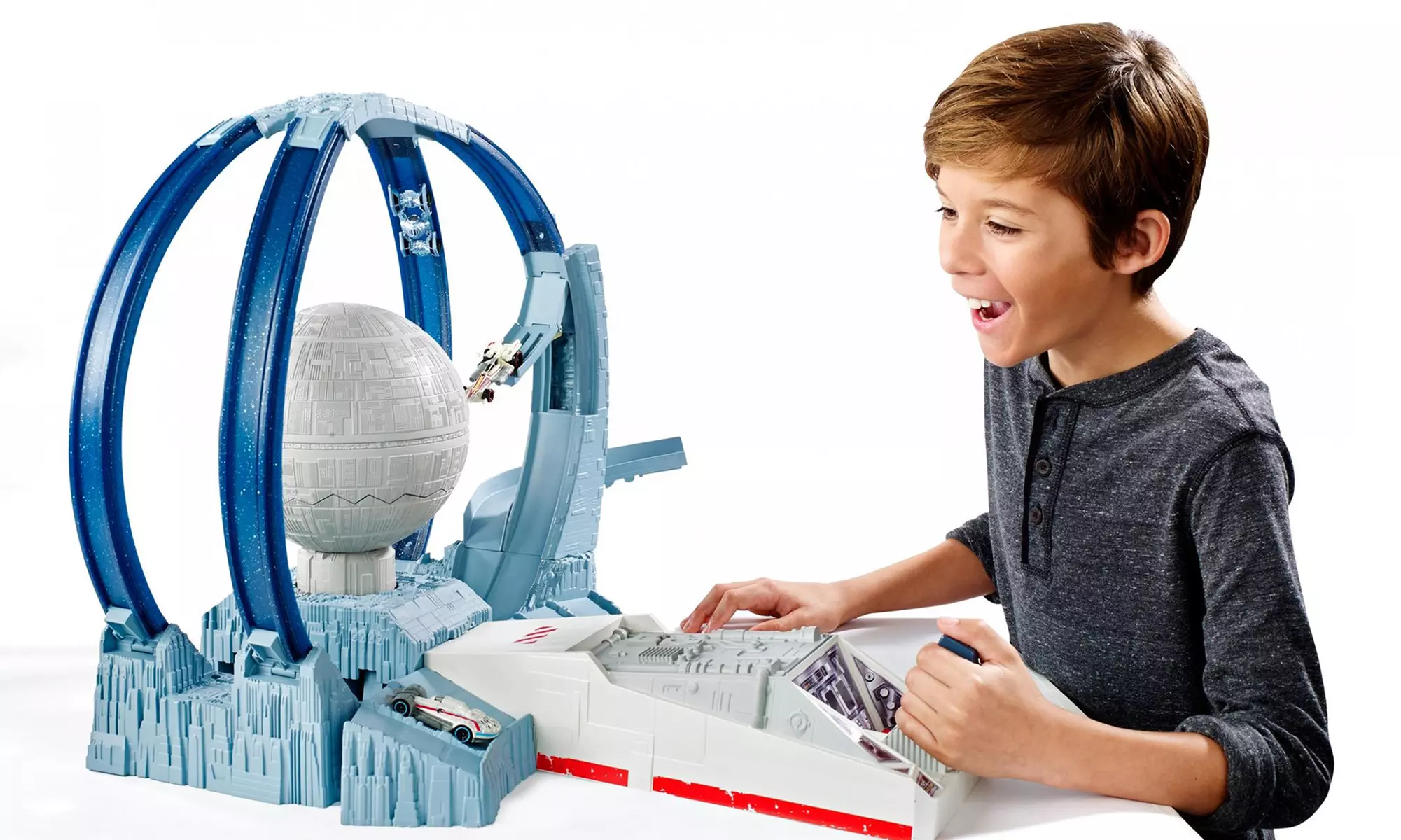 Hot Wheels Star Wars Death Star Revolution Race Track Set - Primary Image