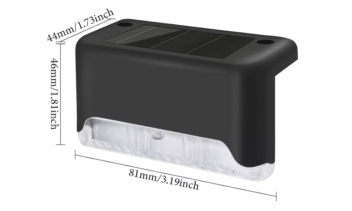 10 o 20 luci solari per recinzioni esterne