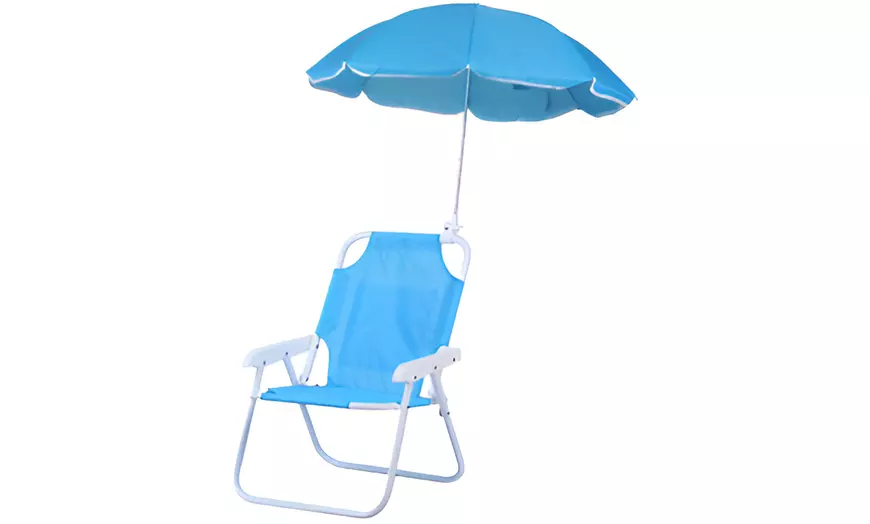 Image 5: Kinderstoel met parasol