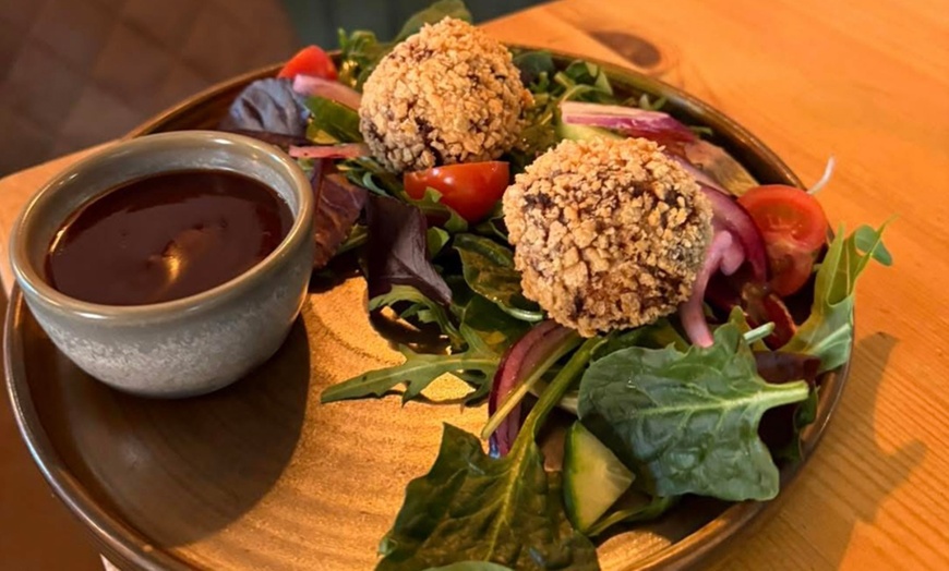 Image 9: Two-Course Meal with a Glass of Wine for Two or Four a A Village Pub