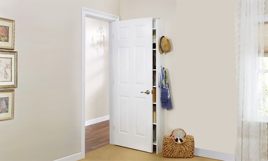 Image 2: Behind-the-Door Storage Cabinet