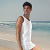 Image 3: 3 canottiere da uomo in cotone Enrico Coveri
