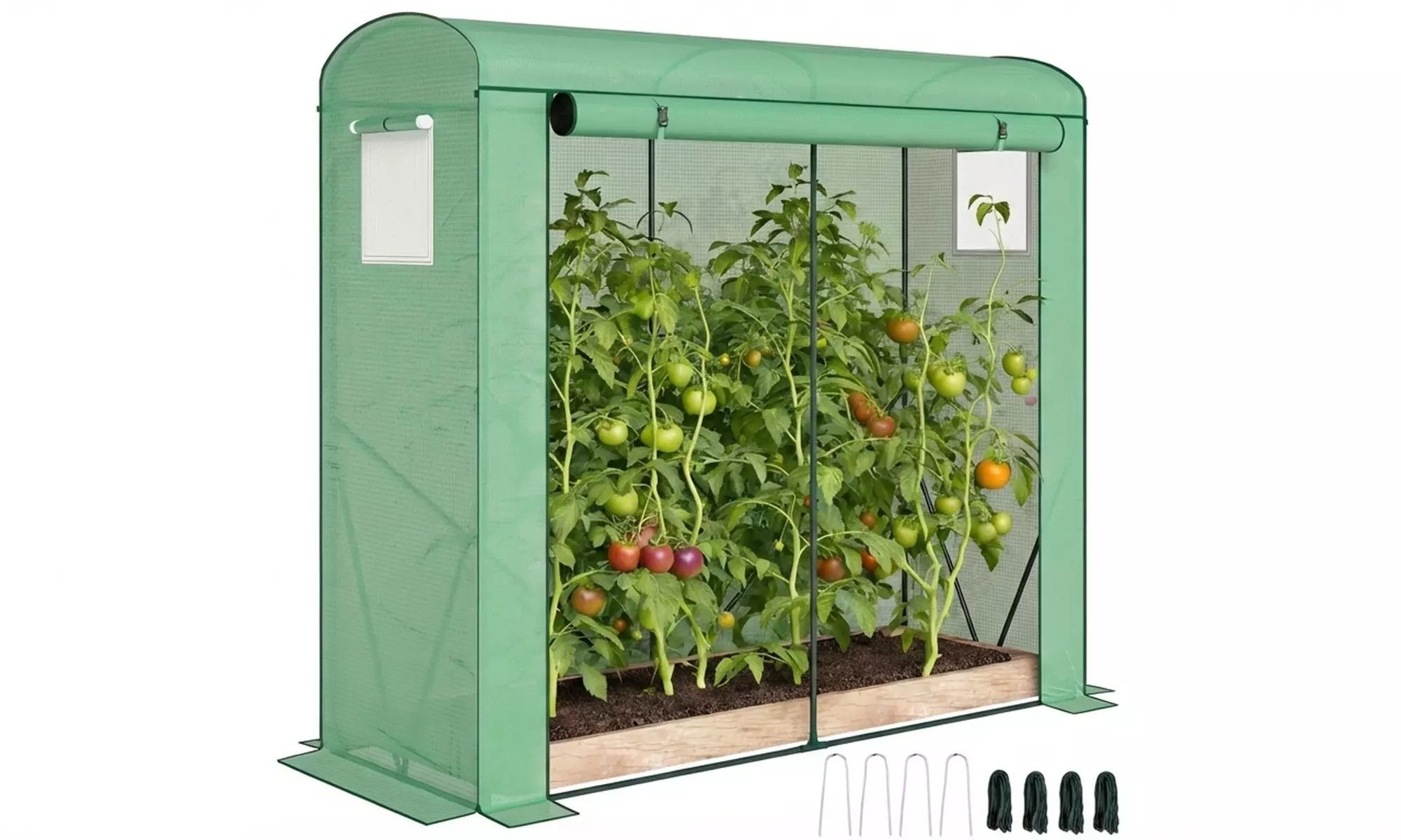 Outsunny Portable Indoor and Outdoor Green House with PE Cover