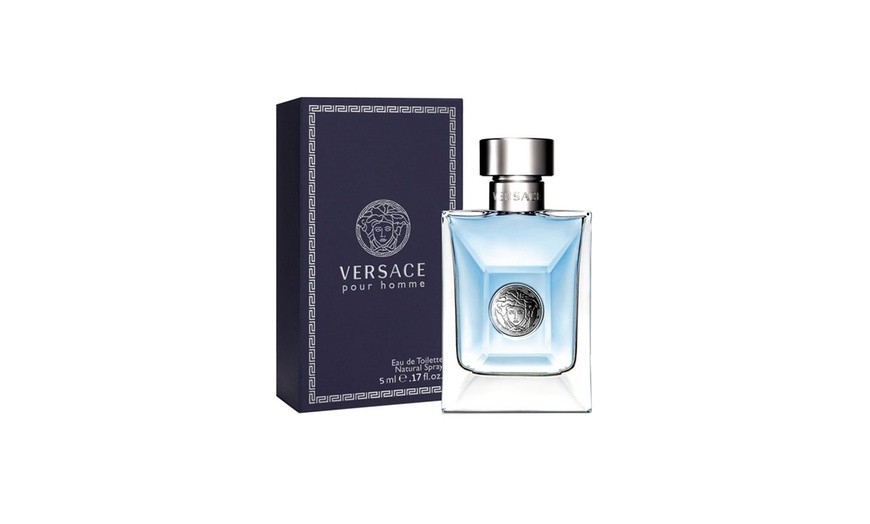 Image 2: Versace Pour Homme Eau de Toilette for Men 0.17 Fl. Oz. MINI