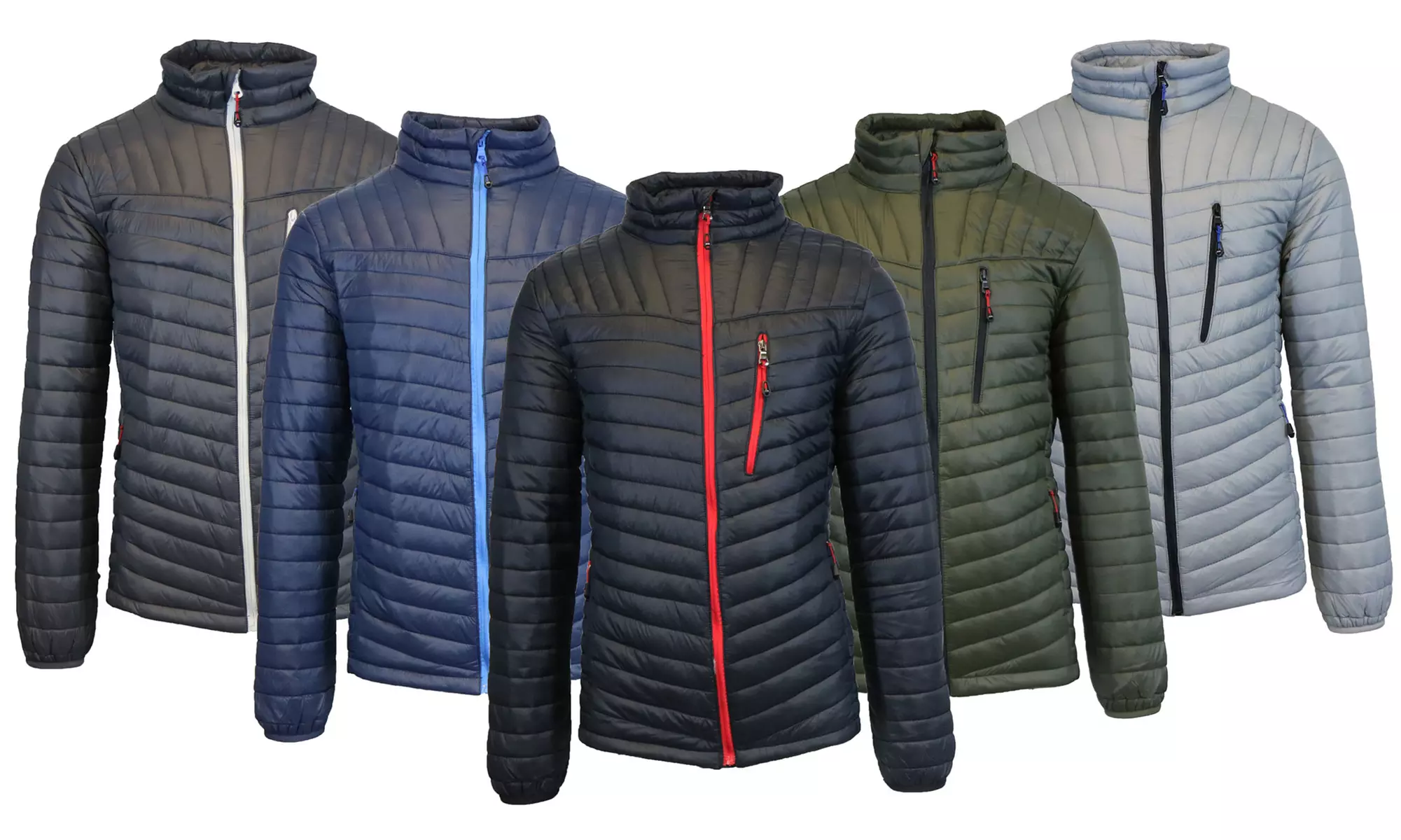 Men's Lightweight Puffer Jacket - Primary Image