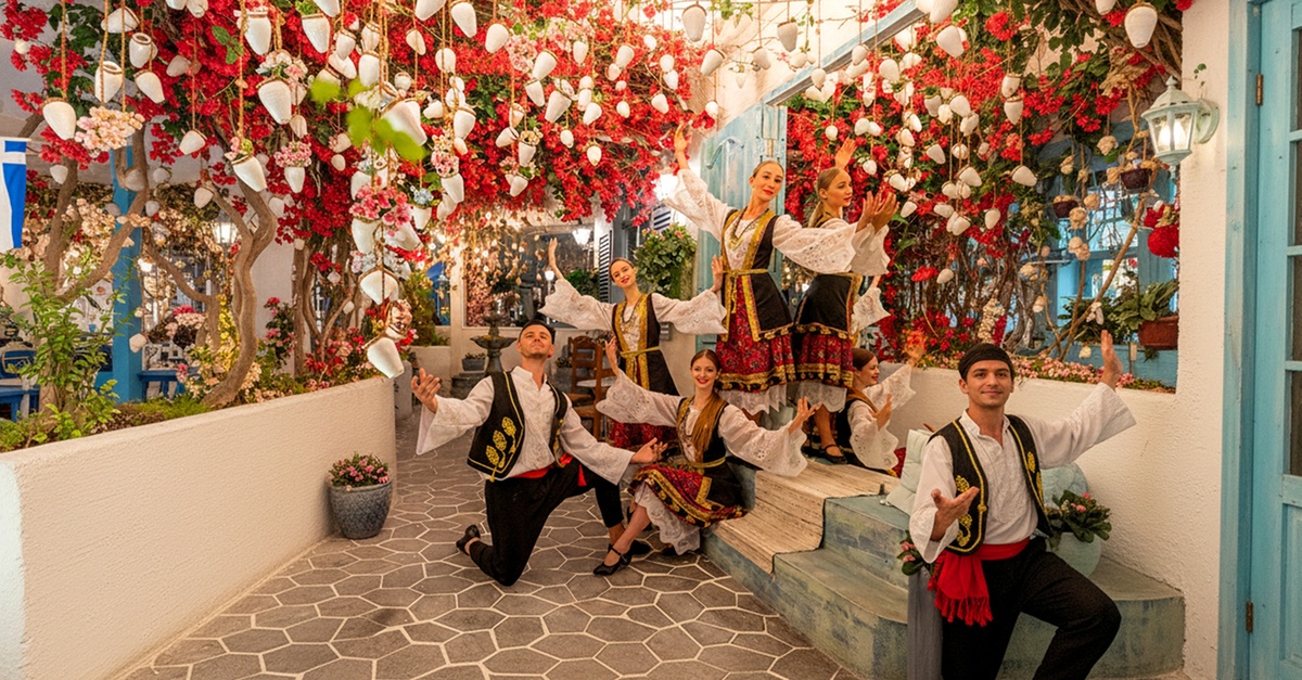 Unlimited Greek Dining Experience With Live Band & Opa Show Unlimited Greek Dining Experience With Live Band & Opa Show