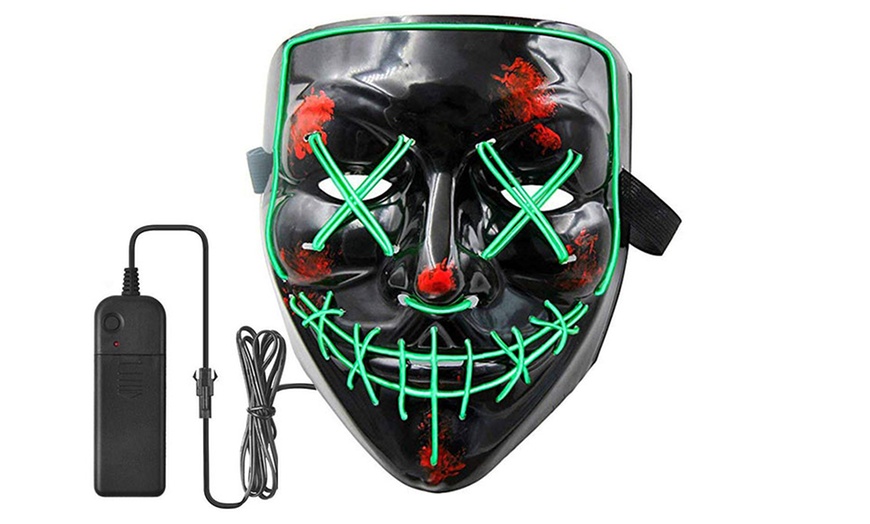 Image 21: Halloween Horror Movie LED Mask