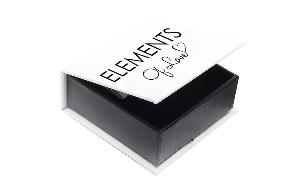 Emerald or Round Cut Ring With Swarovski Crystals by Elements of Love - Second Medium