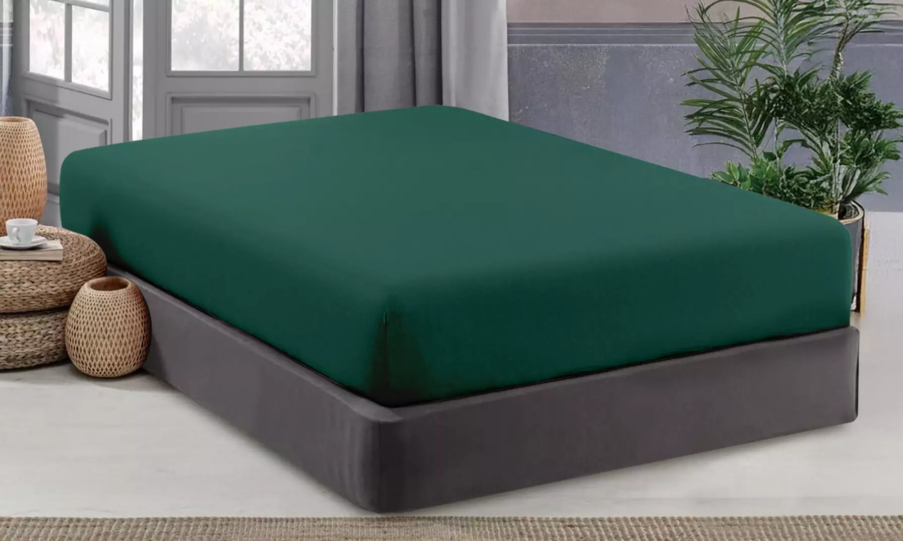 Lenzuolo sotto con angoli no stiro