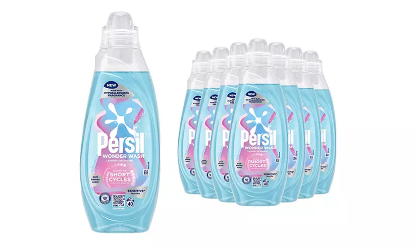 Persil Wonder Wash Liquid Detergent 1.08L (40 Wash) – 8 Pack