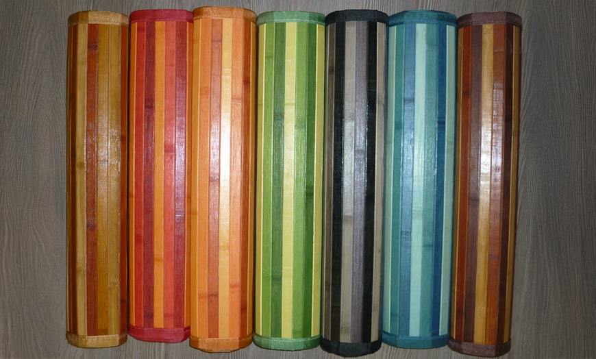 Image 2: Bambus-Küchenmatte