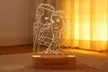 Niestandardowa drewniana lampa nocna 3D z personalizowanym zdjęciem z Justyling (do -85%) - Image 2