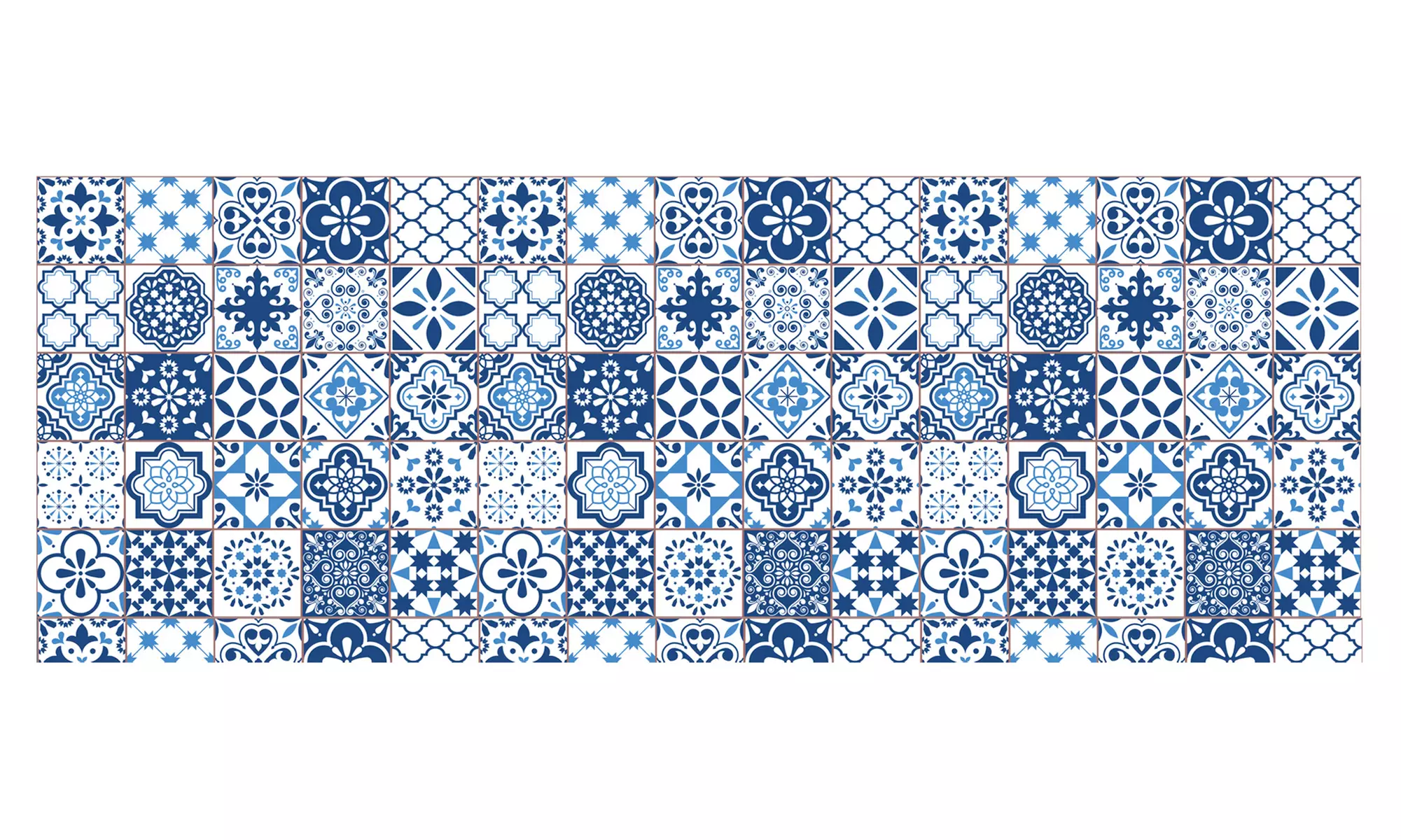 Non-Slip Kitchen Runner Rug with Digital Print