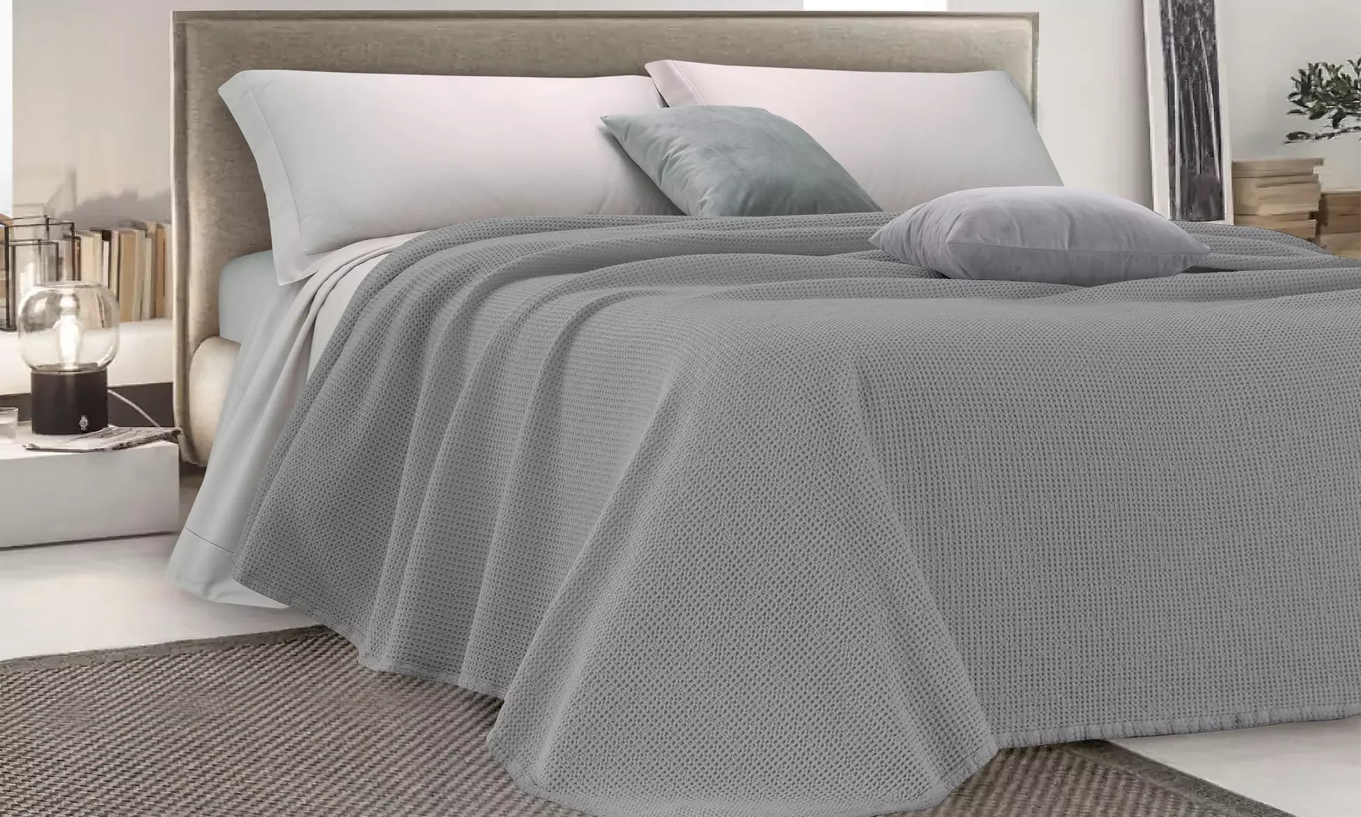 Tagesdecke mit Honigwaben