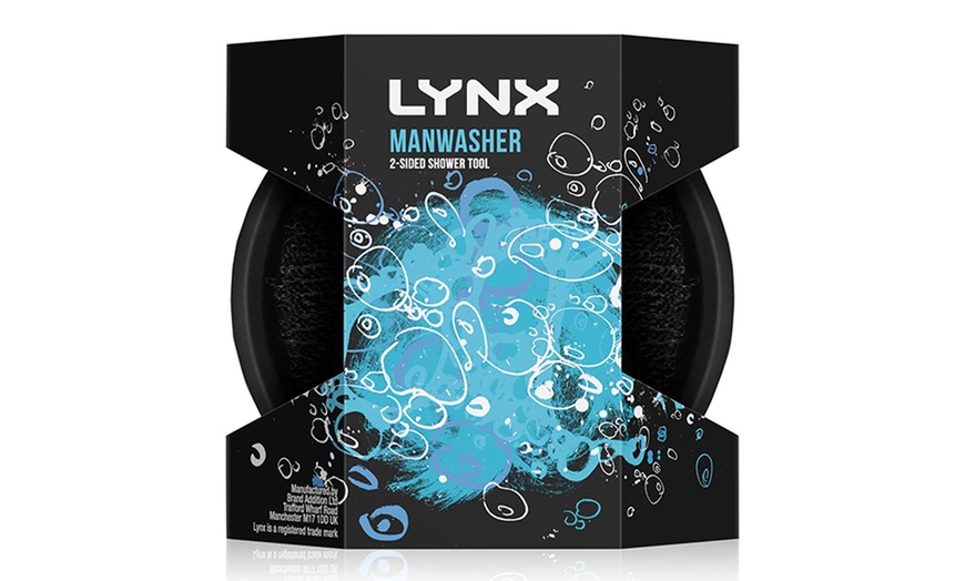 Image 2: Lynx Manwasher Dual Sided Shower Tool