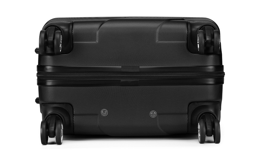 Image 4: One or Three Kono Hard-Shell Black Suitcases