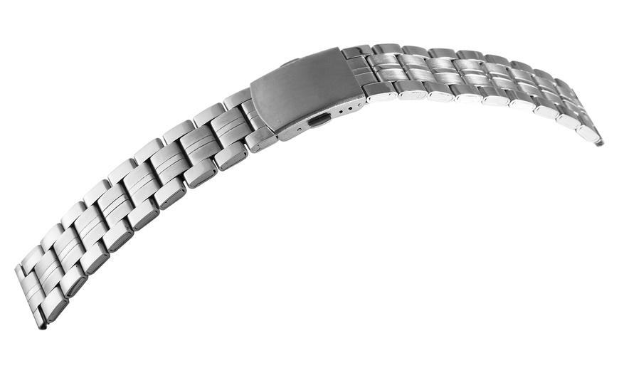 Image 2: 1x, 2x oder 3x Edelstahl-Band für Armbanduhr