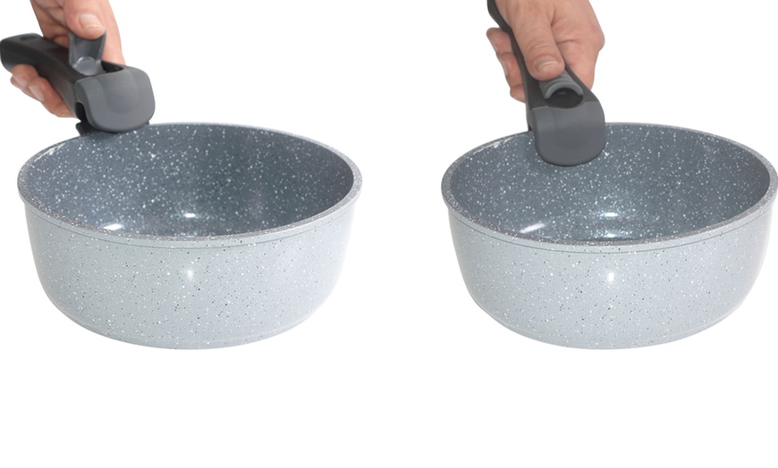 Image 8: Natural Stone Pans Set